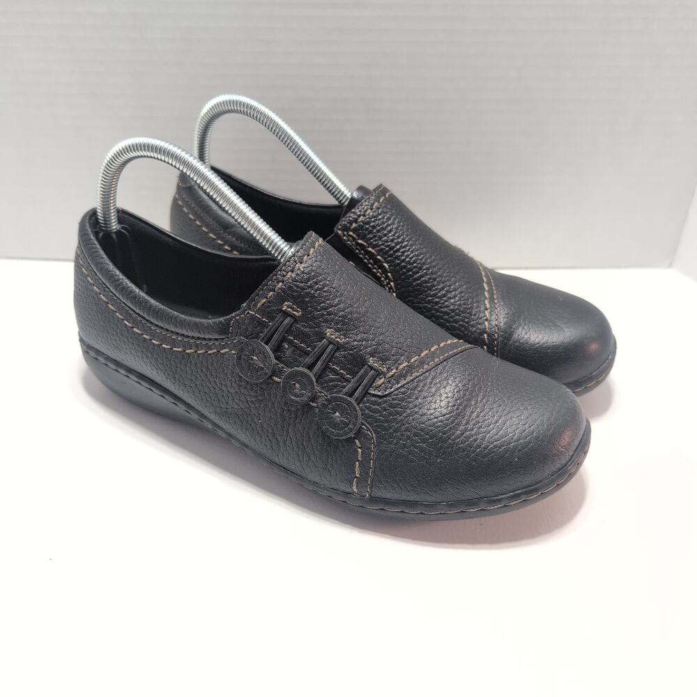 Clarks Collection Ashland Effie Flats Comfort Walking Shoes Women's 8